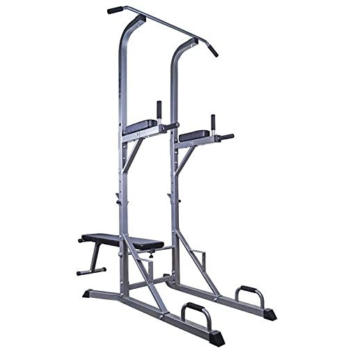 ScSPORTS Gymtower® Kraftturm mit Hantelbank grau,...