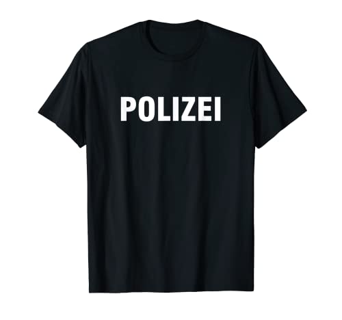 Polizei T-Shirt Print Druck für Kinder Fasching...