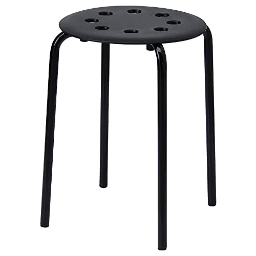 Marius Hocker in schwarz stapelbar (45cm)