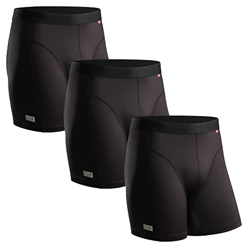 DANISH ENDURANCE Herren Sport Boxershorts 3 Pack...