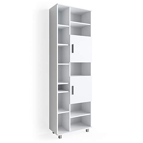 Vicco Badschrank Ilias 190 cm - Badezimmerschrank...