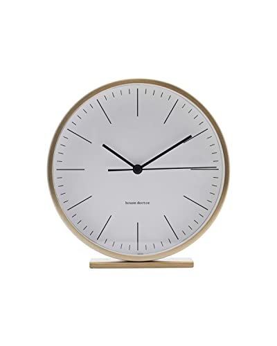 House Doctor Tischuhr, 15 x 15 cm, Gold