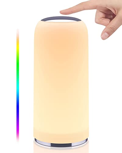 Nachttischlampe Touch Dimmbar, EASEMO 256 RGB...