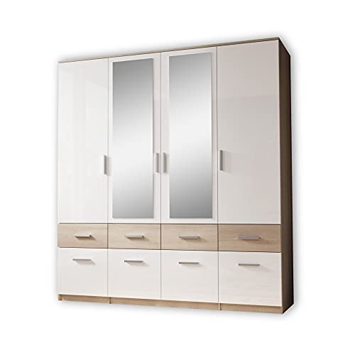 Stella Trading BOX Eleganter Kleiderschrank mit...