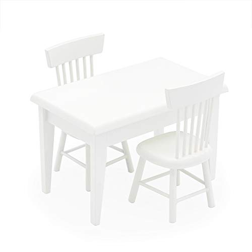 Odoria 1/12 Miniatur Tisch Esstisch und Stühle 2...