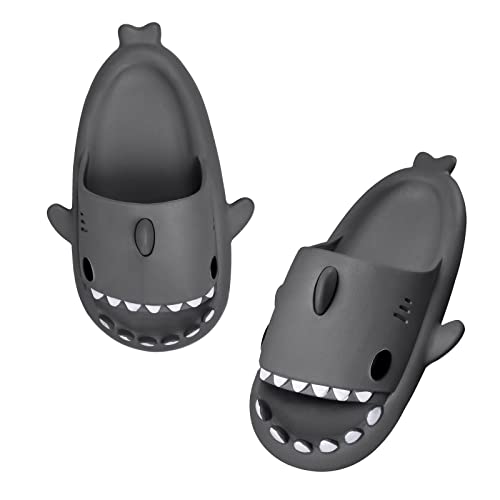 Puimentiua Damen Hai Hausschuhe,Herren Shark...