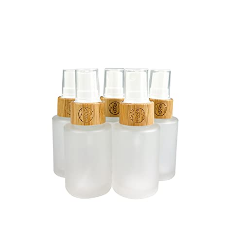 Hochwertige Glasflaschen mit Bambusdeckel | Für...