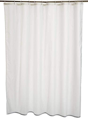 Amazon Basics Duschvorhang 180 x 180 cm - Weiß,...