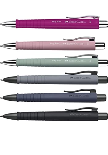 Faber-Castell Kugelschreiber Poly Ball XB 6er SET,...