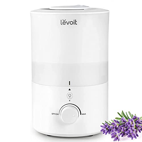 LEVOIT Top-Fill Luftbefeuchter 3L mit Nachtlicht,...