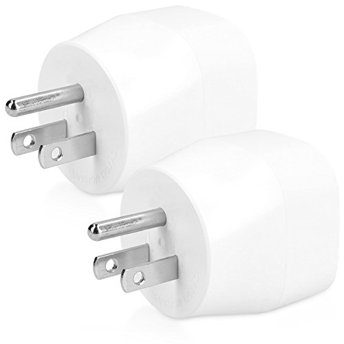 kwmobile 2X Reiseadapter USA Typ-B - Schuko Reise...