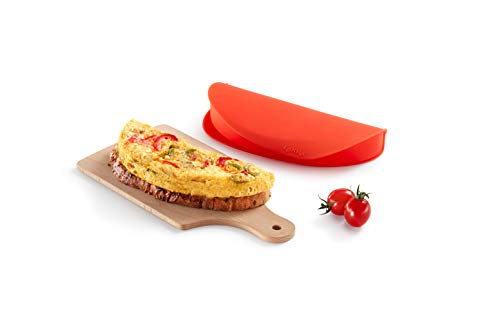Lékué Omelette-Kocher für die Mikrowelle, rot,...