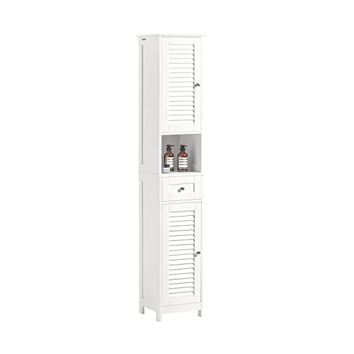 SoBuy® FRG236-W Badezimmer-Hochschrank Badregal...
