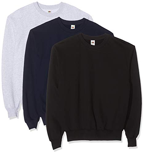 Fruit of the Loom Herren Classic Set In Sweat, 3...