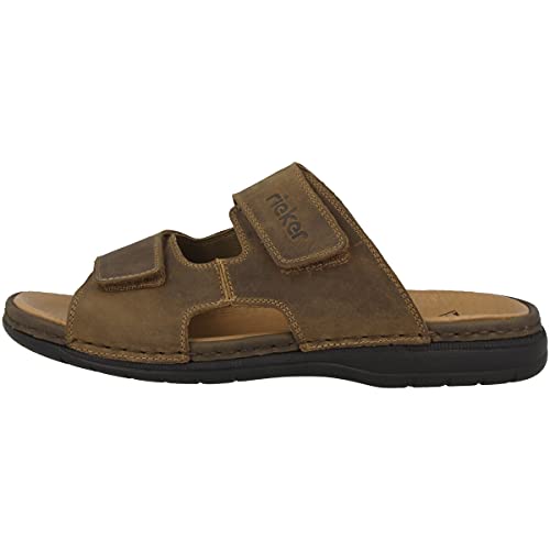 Rieker Herren 25592 Pantoletten, Brown 25, 43 EU