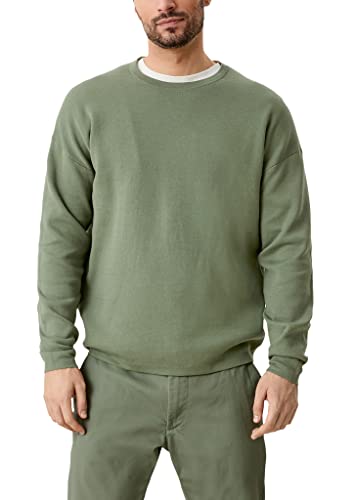 s.Oliver Herren Pullover aus Doubleface army green...