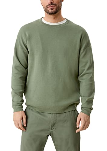 s.Oliver Herren Pullover aus Doubleface army green...