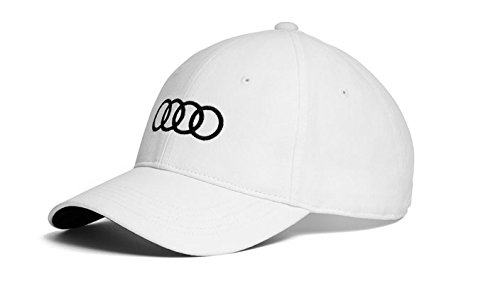 Audi original Unisex Baseballkappe, Weiß