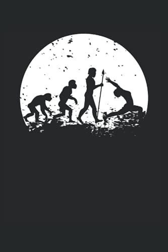 Yoga Evolution Notizbuch (liniert) Retro Peace...