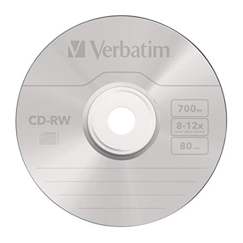 Verbatim CD-RW 700 MB, 10er Pack Spindel, CD...