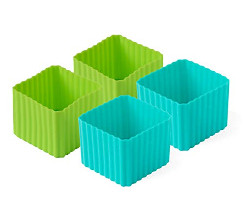 LEKKABOX Cups, 4er Set - Silikon Förmchen für...