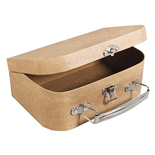 Rayher 67205000 Pappmaché Koffer, 18 x 12 x 6,5...