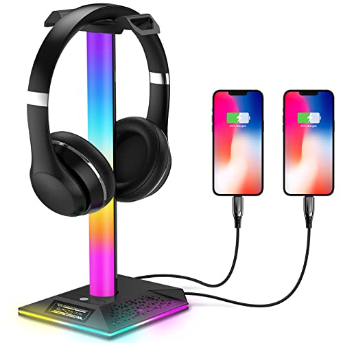 RGB Gaming Kopfhörer Ständer, Headset Ständer...