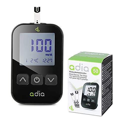 adia Diabetes-Set (Messeinheit: mg/dl) mit 60...