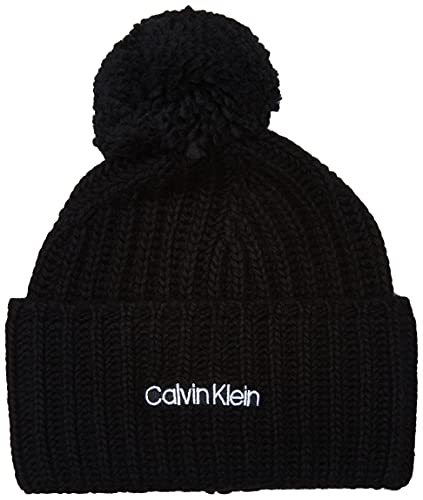 Calvin Klein Damen Übergroßer Strick Beanie, Ck...