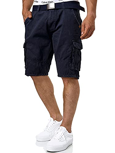 Indicode Herren Monroe Cargo Shorts aus Baumwolle...