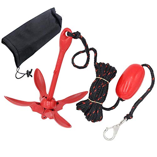 Nrkin Grapnel Anchor Kit,Boot Anker Faltbar...