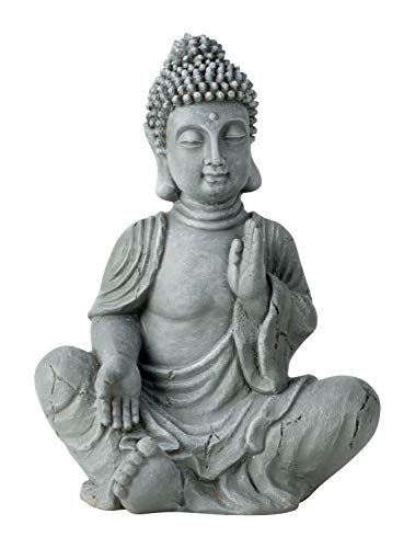 Moderne Skulptur Deko Gartenfigur Buddha aus...