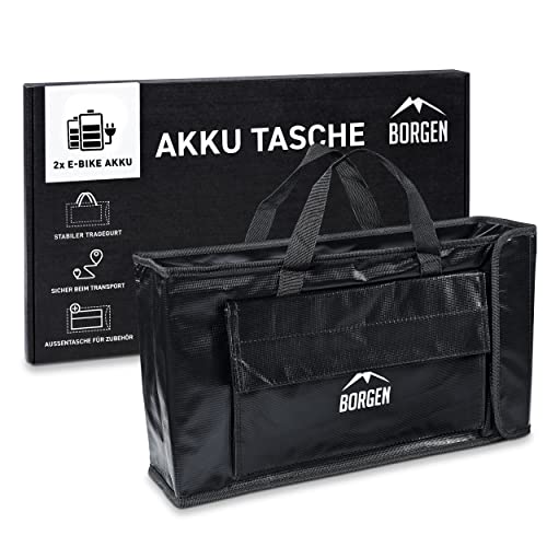 Borgen Akku Tasche für EBike Akku & LIPO Batterie...