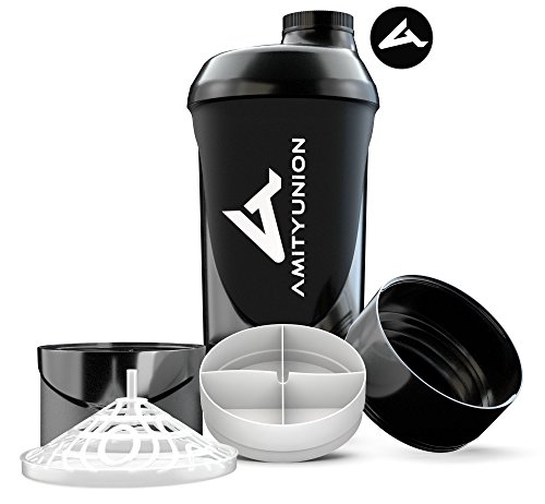 Protein Shaker mit Pulverfach 700 ml von...