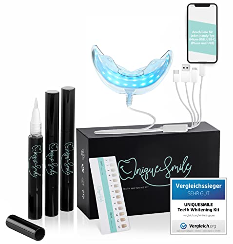 Hochwertiges Teeth whitening kit von UniqueSmile -...