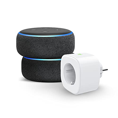 Das Smart-Home-Set: 2 x Echo Dot (3. Gen.),...