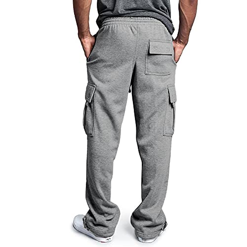 Generic Herren Cargohose mit Taschen Lange...