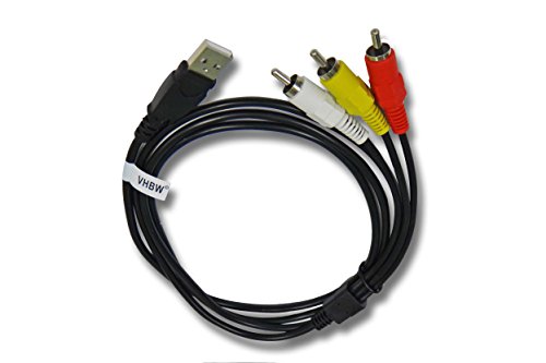 vhbw USB auf Cinch AV-Kabel kompatibel mit...