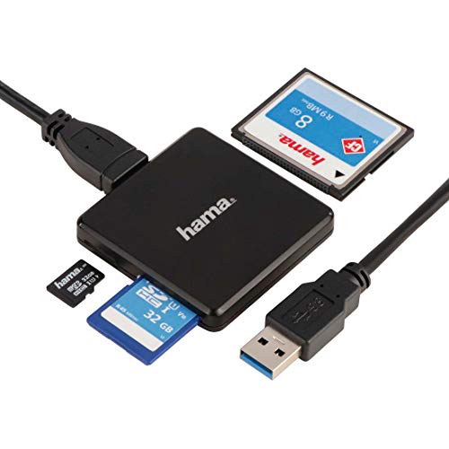 Hama Kartenleser USB 3.0 (Kartenlesegerät für SD...