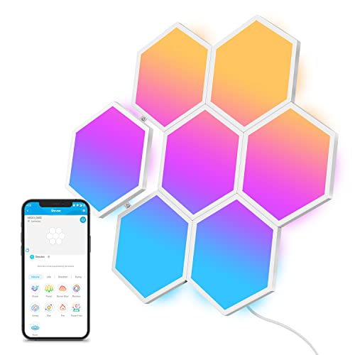 Govee Glide LED Hexagon Light Panels, WiFi RGBIC...