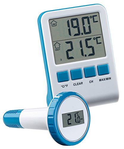 infactory Digitales Teich- und Poolthermometer mit...