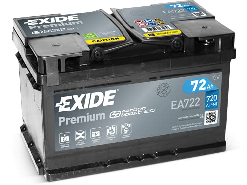 Exide EA722 Premium Carbon Boost Autobatterie 12V...