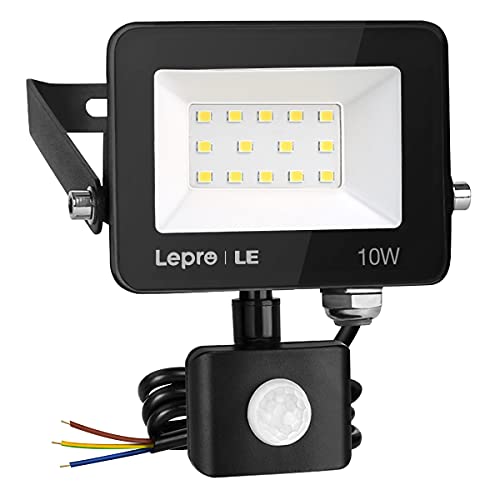 Lepro 10W LED Strahler mit Bewegungsmelder Außen,...