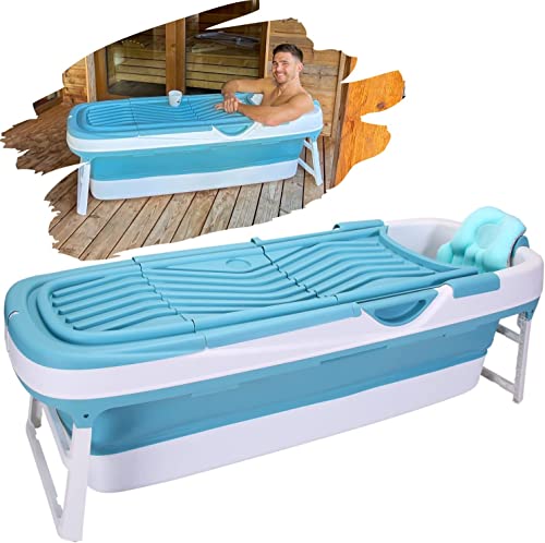 CRS faltbare Badewanne Erwachsene XXL 158x60x53cm...
