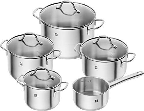 ZWILLING 1006288 Kochtopf-Set, 5-tlg., 4 Deckel,...