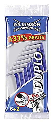 Wilkinson Sword Duplo Herren Einwegrasierer, 6 + 2...