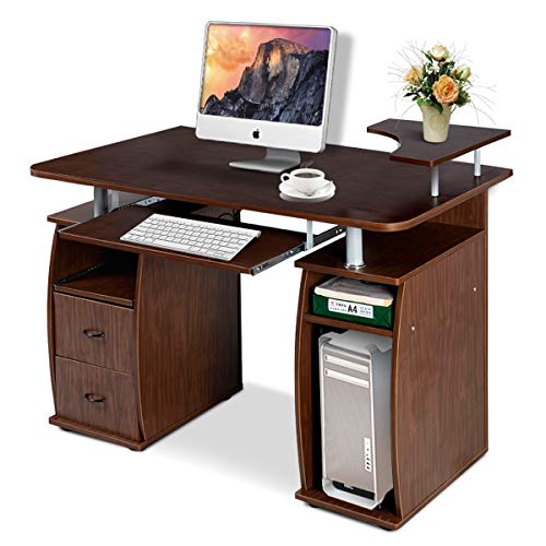 COSTWAY Computertisch Schreibtisch Bürotisch...