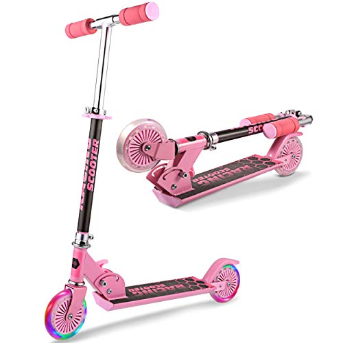WeSkate Scooter Roller Kinder - Big Wheel Foldable...