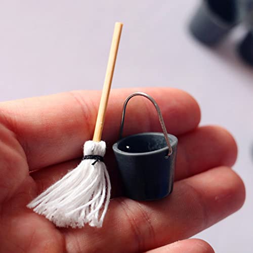 BIOSA Wichtel ZubehöR, Mini Wischeimer, Mop...