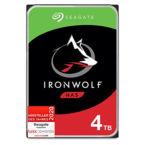 Seagate IronWolf 4 TB interne Festplatte, NAS HDD,...